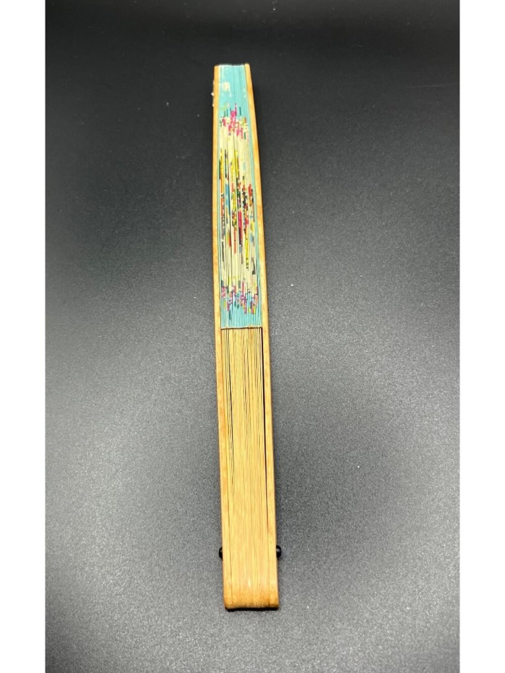 BOAC Folding Fan Colorful Illustrations People Landmarks Bamboo VTG Travel Memor